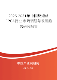 2025-2031年中國反熔絲FPGA行業(yè)市場調(diào)研與發(fā)展趨勢研究報告