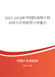 2025-2031年中國(guó)吩噁嗪市場(chǎng)調(diào)研與前景趨勢(shì)分析報(bào)告
