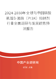 2024-2030年全球與中國磷酸肌醇3-激酶（PI3K）抑制劑行業(yè)全面調(diào)研與發(fā)展趨勢預測報告