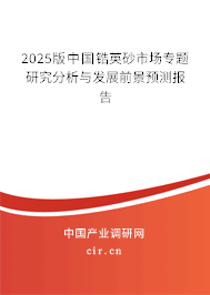 2025版中國鋯英砂市場專題研究分析與發(fā)展前景預(yù)測報告