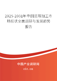 2025-2031年中國藍(lán)莓加工市場現(xiàn)狀全面調(diào)研與發(fā)展趨勢報(bào)告