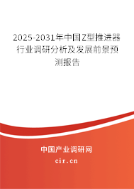 2025-2031年中國(guó)Z型推進(jìn)器行業(yè)調(diào)研分析及發(fā)展前景預(yù)測(cè)報(bào)告