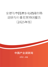 全球與中國進水電磁閥市場調研與行業(yè)前景預測報告(2025年版) 全球與中國進水電磁閥市場調研與行業(yè)前景預測報告(2025年版)