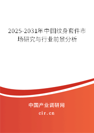 2025-2031年中國紋身套件市場研究與行業(yè)前景分析