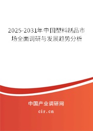 2025-2031年中國塑料制品市場全面調(diào)研與發(fā)展趨勢分析 2025-2031年中國塑料制品市場全面調(diào)研與發(fā)展趨勢分析