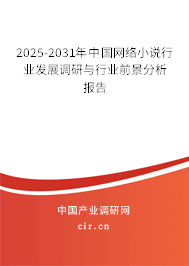 2025-2031年中國網(wǎng)絡(luò)小說行業(yè)發(fā)展調(diào)研與行業(yè)前景分析報(bào)告