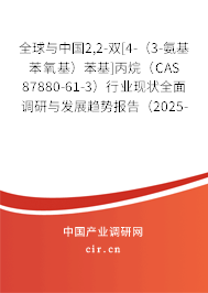 全球與中國2,2-雙[4-（3-氨基苯氧基）苯基]丙烷（CAS 87880-61-3）行業(yè)現(xiàn)狀全面調(diào)研與發(fā)展趨勢報(bào)告（2025-2031年）