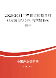 2025-2031年中國硅膠模具材料發(fā)展現(xiàn)狀分析與前景趨勢報告