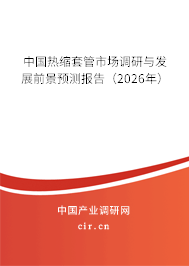 中國熱縮套管市場調(diào)研與發(fā)展前景預測報告（2025年）
