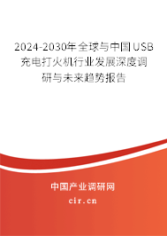 2024-2030年全球與中國USB充電打火機行業(yè)發(fā)展深度調研與未來趨勢報告