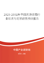 2025-2031年中國無源音箱行業(yè)現(xiàn)狀與前景趨勢預測報告