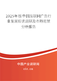2025年版中國(guó)互聯(lián)網(wǎng)廣告行業(yè)發(fā)展現(xiàn)狀調(diào)研及市場(chǎng)前景分析報(bào)告