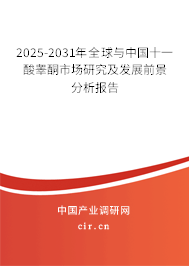 2025-2031年全球與中國十一酸睪酮市場研究及發(fā)展前景分析報告 2025-2031年全球與中國十一酸睪酮市場研究及發(fā)展前景分析報告