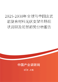 2025-2030年全球與中國玄武巖復合材料光伏支架市場現(xiàn)狀調(diào)研及前景趨勢分析報告