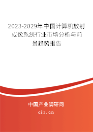2023-2029年中國計算機放射成像系統(tǒng)行業(yè)市場分析與前景趨勢報告