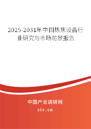 2025-2031年中國煉焦設(shè)備行業(yè)研究與市場前景報告 2025-2031年中國煉焦設(shè)備行業(yè)研究與市場前景報告