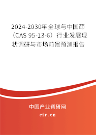 2024-2030年全球與中國茚(CAS 95-13-6)行業(yè)發(fā)展現(xiàn)狀調(diào)研與市場前景預測報告 2024-2030年全球與中國茚(CAS 95-13-6)行業(yè)發(fā)展現(xiàn)狀調(diào)研與市場前景預測報告