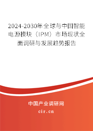 2024-2030年全球與中國(guó)智能電源模塊（IPM）市場(chǎng)現(xiàn)狀全面調(diào)研與發(fā)展趨勢(shì)報(bào)告