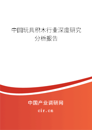 中國玩具積木行業(yè)深度研究分析報告 中國玩具積木行業(yè)深度研究分析報告