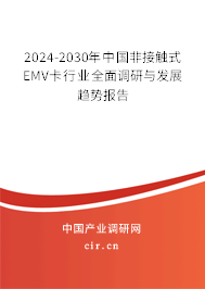 2024-2030年中國非接觸式EMV卡行業(yè)全面調(diào)研與發(fā)展趨勢報告 2024-2030年中國非接觸式EMV卡行業(yè)全面調(diào)研與發(fā)展趨勢報告