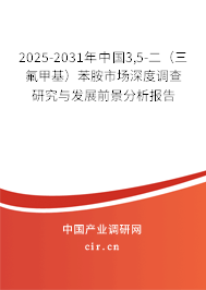 2025-2031年中國3,5-二（三氟甲基）苯胺市場深度調(diào)查研究與發(fā)展前景分析報(bào)告