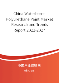 China Waterborne Polyurethane Paint Market Research and Trends Report 2022-2027