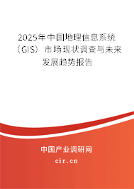 2025年中國(guó)地理信息系統(tǒng)（GIS）市場(chǎng)現(xiàn)狀調(diào)查與未來(lái)發(fā)展趨勢(shì)報(bào)告
