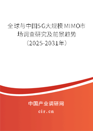 全球與中國5G大規(guī)模MIMO市場調查研究及前景趨勢（2025-2031年）