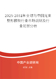 2025-2031年全球與中國光束整形模塊行業(yè)市場調(diào)研及行業(yè)前景分析