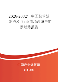 2026-2032年中國聚苯醚（PPO）行業(yè)市場調(diào)研與前景趨勢報告