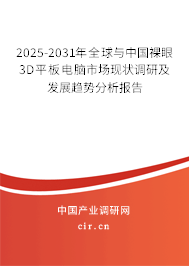 2025-2031年全球與中國裸眼3D平板電腦市場現(xiàn)狀調(diào)研及發(fā)展趨勢分析報告 2025-2031年全球與中國裸眼3D平板電腦市場現(xiàn)狀調(diào)研及發(fā)展趨勢分析報告