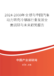 2024-2030年全球與中國汽車動力轉(zhuǎn)向冷卻器行業(yè)發(fā)展全面調(diào)研與未來趨勢報告 2024-2030年全球與中國汽車動力轉(zhuǎn)向冷卻器行業(yè)發(fā)展全面調(diào)研與未來趨勢報告