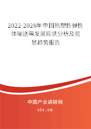 2022-2028年中國(guó)熱塑性彈性體輸送帶發(fā)展現(xiàn)狀分析及前景趨勢(shì)報(bào)告