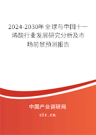 2024-2030年全球與中國十一烯酸行業(yè)發(fā)展研究分析及市場前景預(yù)測報告