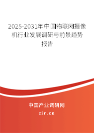 2025-2031年中國物聯(lián)網(wǎng)攝像機行業(yè)發(fā)展調(diào)研與前景趨勢報告