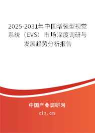 2025-2031年中國增強(qiáng)型視覺系統(tǒng)(EVS)市場深度調(diào)研與發(fā)展趨勢分析報告 2025-2031年中國增強(qiáng)型視覺系統(tǒng)(EVS)市場深度調(diào)研與發(fā)展趨勢分析報告
