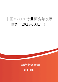 中國5G CPE行業(yè)研究與發(fā)展趨勢（2025-2031年）