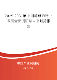 2025-2031年中國酵母硒行業(yè)發(fā)展全面調(diào)研與未來趨勢(shì)報(bào)告 2025-2031年中國酵母硒行業(yè)發(fā)展全面調(diào)研與未來趨勢(shì)報(bào)告
