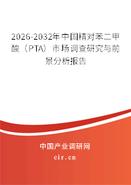 2026-2032年中國精對苯二甲酸(PTA)市場調查研究與前景分析報告 2026-2032年中國精對苯二甲酸(PTA)市場調查研究與前景分析報告