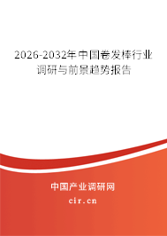 2026-2032年中國(guó)卷發(fā)棒行業(yè)調(diào)研與前景趨勢(shì)報(bào)告