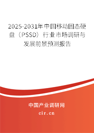 2025-2031年中國移動固態(tài)硬盤（PSSD）行業(yè)市場調(diào)研與發(fā)展前景預(yù)測報(bào)告