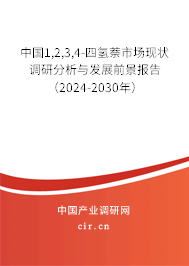 中國(guó)1,2,3,4-四氫萘市場(chǎng)現(xiàn)狀調(diào)研分析與發(fā)展前景報(bào)告（2024-2030年）