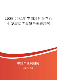 2025-2031年中國冷軋板卷行業(yè)發(fā)展深度調研與未來趨勢 2025-2031年中國冷軋板卷行業(yè)發(fā)展深度調研與未來趨勢