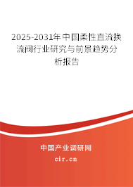 2025-2031年中國(guó)柔性直流換流閥行業(yè)研究與前景趨勢(shì)分析報(bào)告