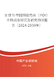 全球與中國預取向絲（POY）市場調查研究及趨勢預測報告（2024-2030年）