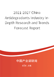 2021-2027 China Antidegradants Industry In-Depth Research and Trends Forecast Report 2021-2027 China Antidegradants Industry In-Depth Research and Trends Forecast Report