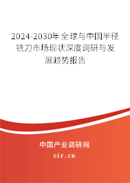 2024-2030年全球與中國半徑銑刀市場現(xiàn)狀深度調(diào)研與發(fā)展趨勢報(bào)告