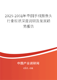 2025-2031年中國(guó)手機(jī)攝像頭行業(yè)現(xiàn)狀深度調(diào)研及發(fā)展趨勢(shì)報(bào)告