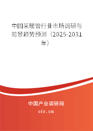 中國采暖管行業(yè)市場調(diào)研與前景趨勢預測（2025-2031年）