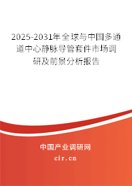 2026-2032年全球與中國(guó)多通道中心靜脈導(dǎo)管套件市場(chǎng)調(diào)研及前景分析報(bào)告 2026-2032年全球與中國(guó)多通道中心靜脈導(dǎo)管套件市場(chǎng)調(diào)研及前景分析報(bào)告